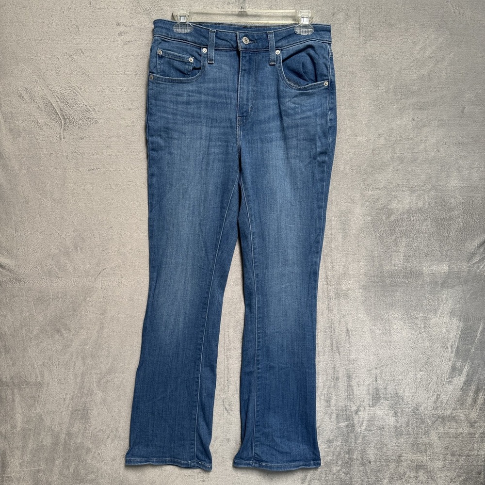 Levis 725 Jeans Womens 30 Blue Medium Wash High Rise Slim Bootcut Stretch Denim